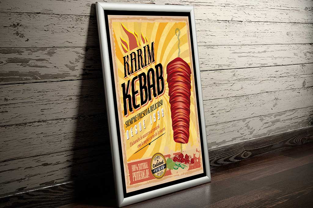 Diseño Poster Restaurante